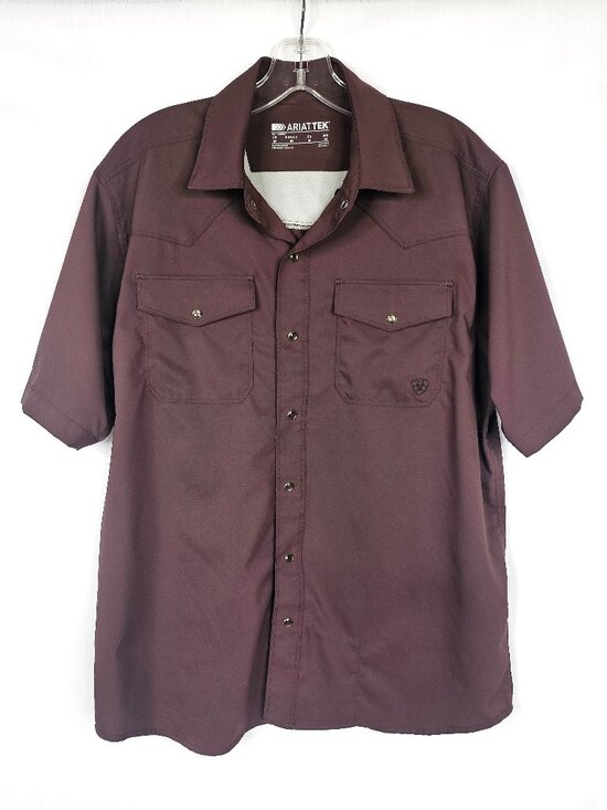 Ariat Other - AriatTEK | Snap Shirt Lightweight Western | Brown | Size M